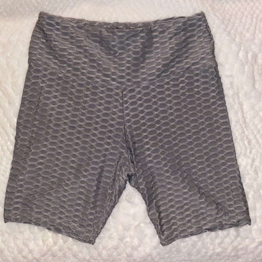 Gray Biker Shorts
